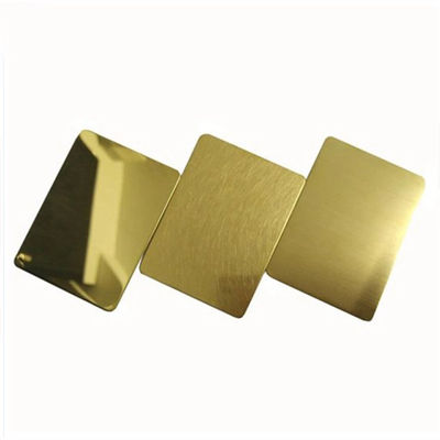 6K金ステンレス鋼 シート0.1mm - 300mmローズの金SSは広がる